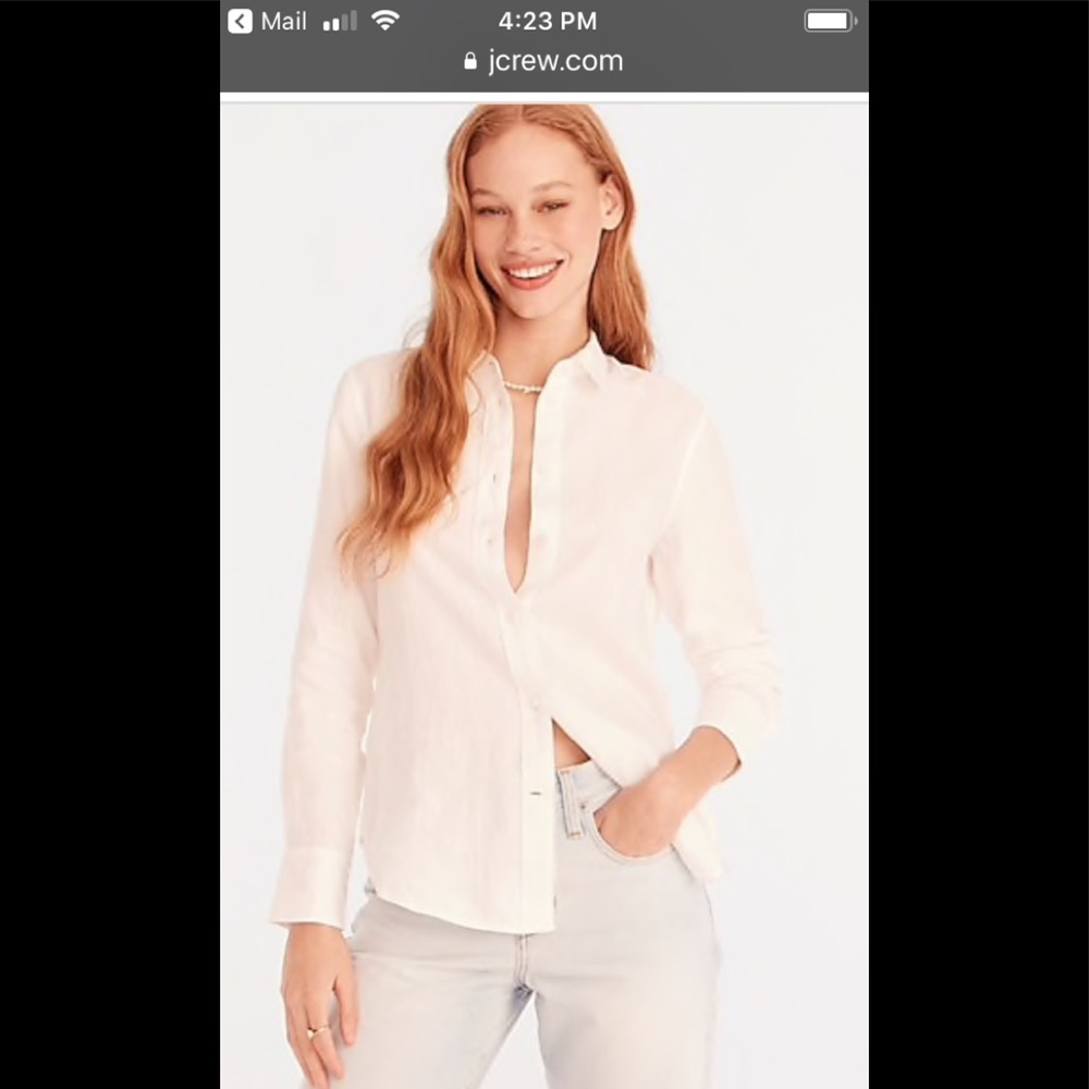 JCrew Baird McNutt Linen Shirt